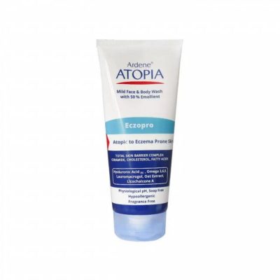 لوسیون شوینده صورت و بدن آردن سری Atopia مدل Eczopro حجم 200 میلی لیتر